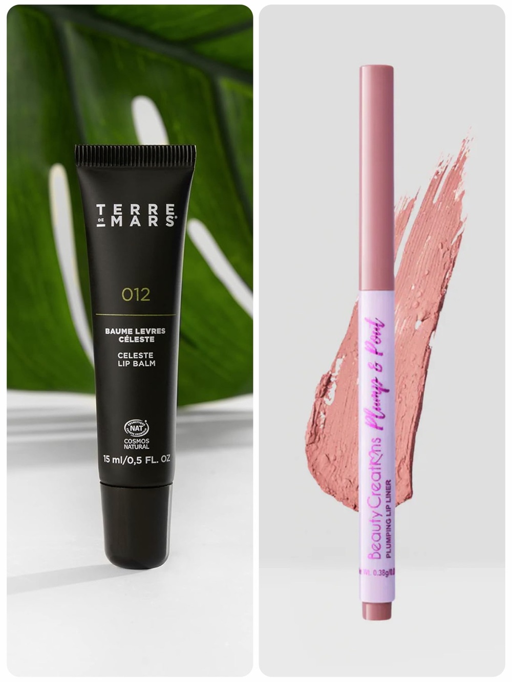 Terre de Mars Lip Balm & Plumping Liner Duo